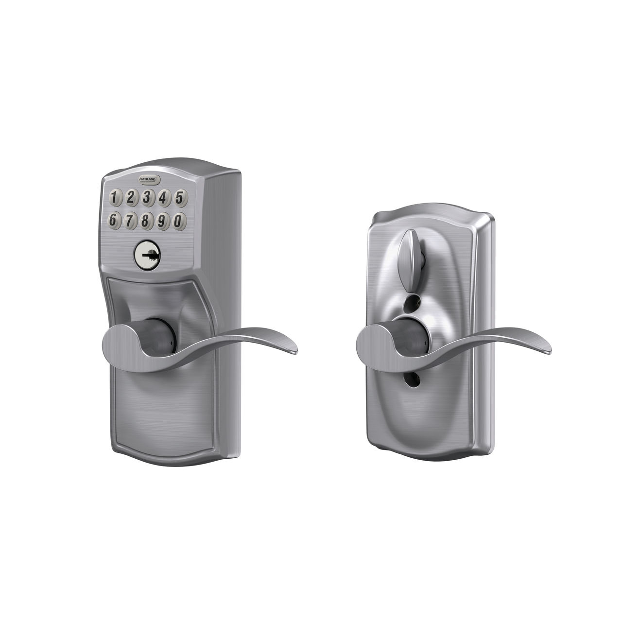 Keypad Lever and Accent Lever with Flex Lock