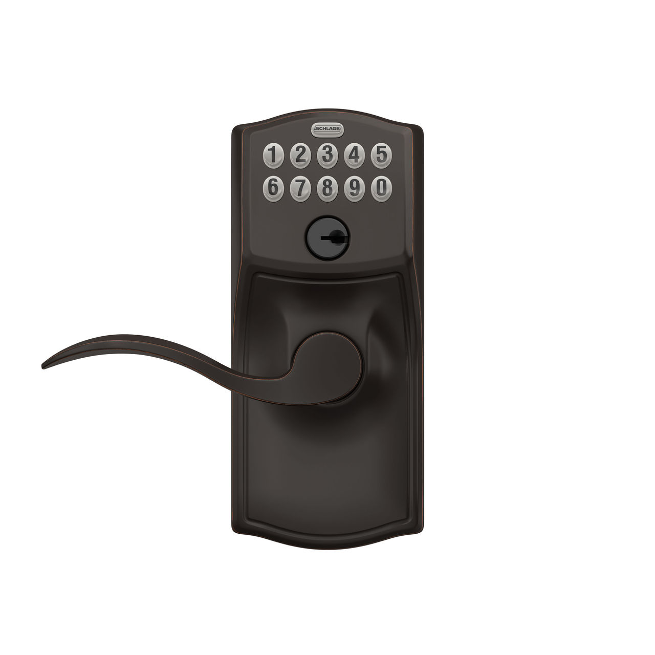 Keypad Lever and Accent Lever with Flex Lock