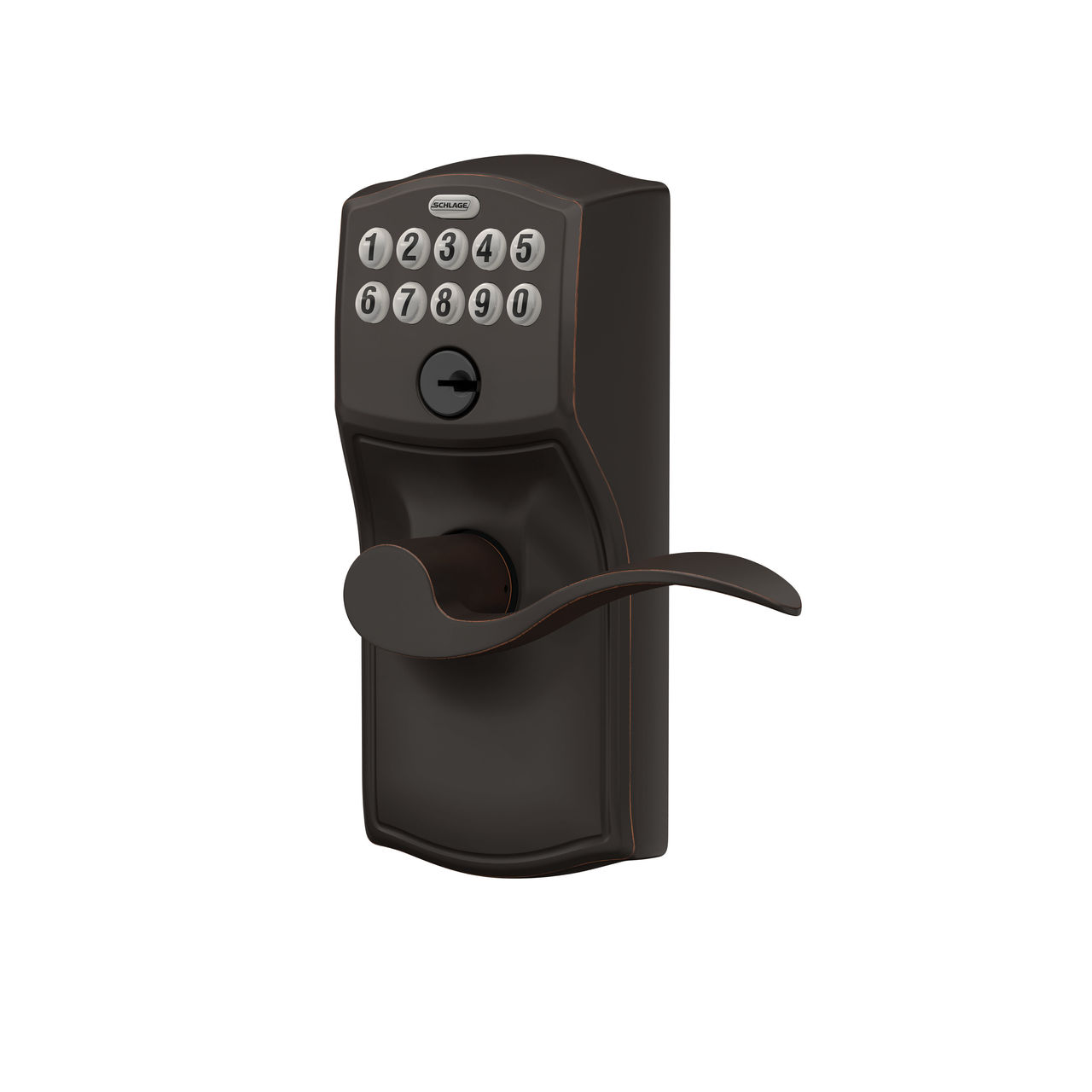 Keypad Lever and Accent Lever with Flex Lock