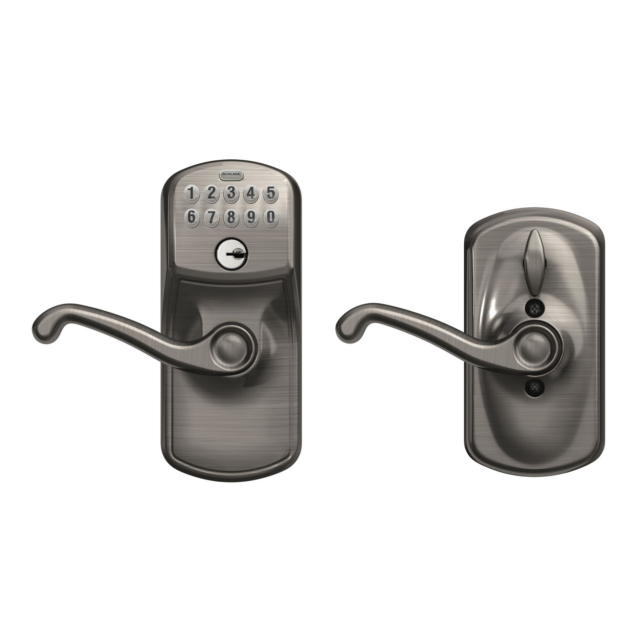 Keypad Lever and Flair Lever with Flex Lock