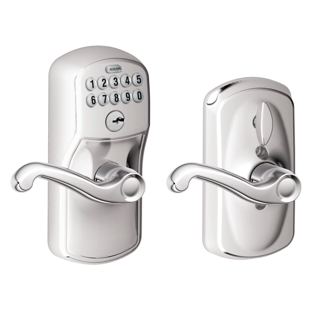 Keypad Lever and Flair Lever with Flex Lock