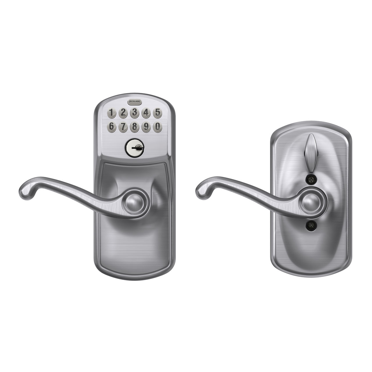 Keypad Lever and Flair Lever with Flex Lock
