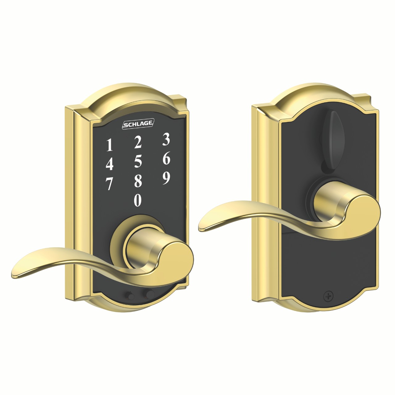 Schlage Touch™ Keyless Touchscreen Lever with Accent Lever