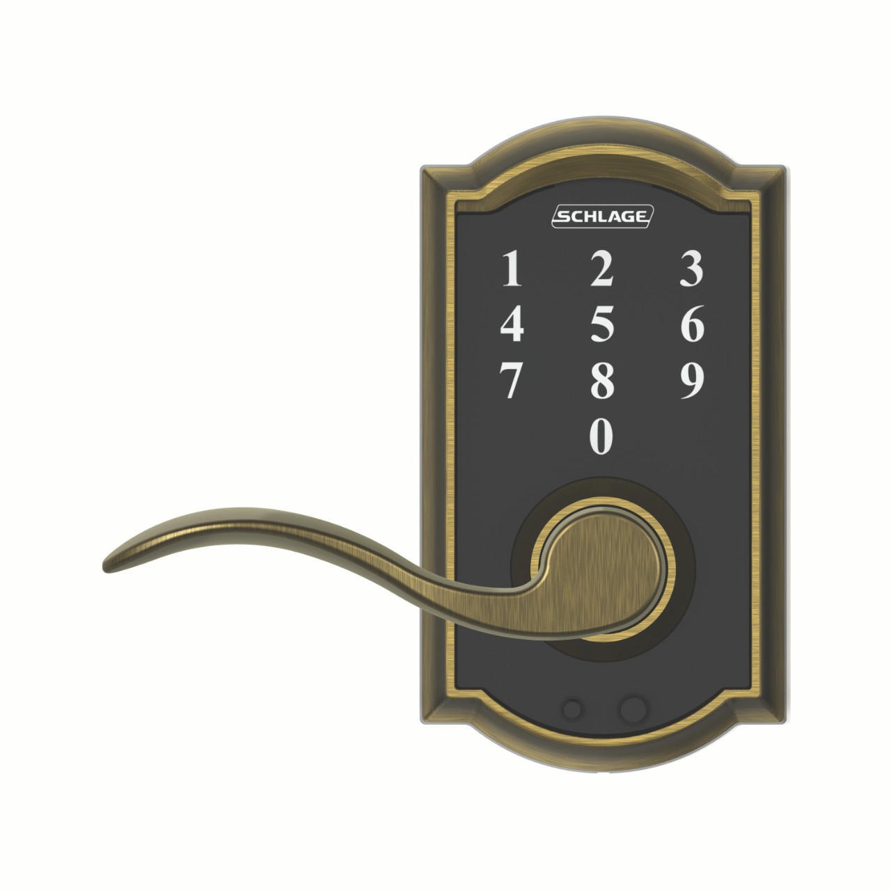 Schlage Touch™ Keyless Touchscreen Lever with Accent Lever