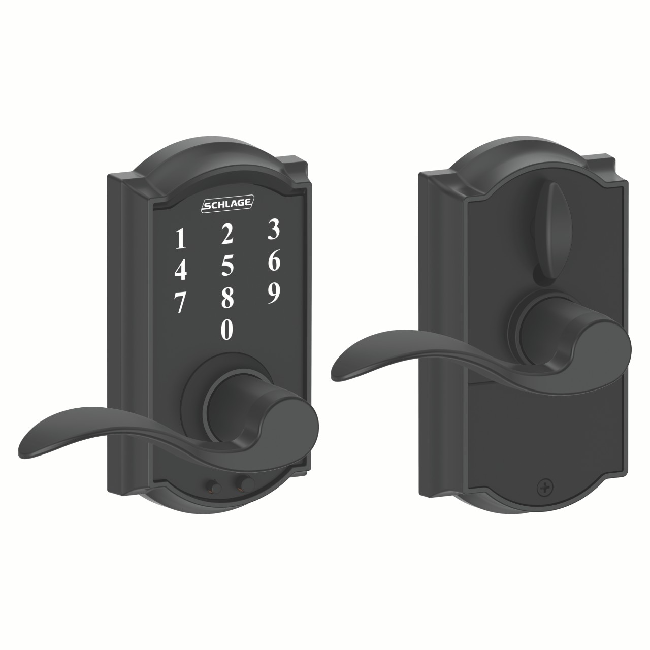 Schlage Touch™ Keyless Touchscreen Lever with Accent Lever