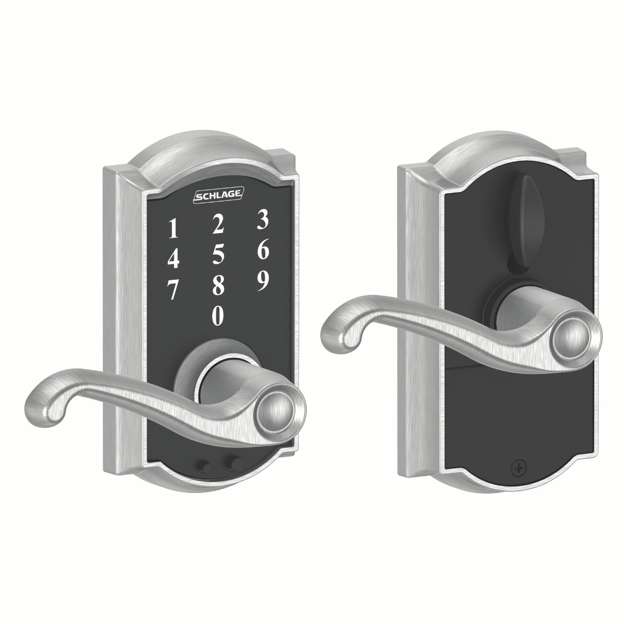 Schlage Touch™ Keyless Touchscreen Lever with Flair Lever