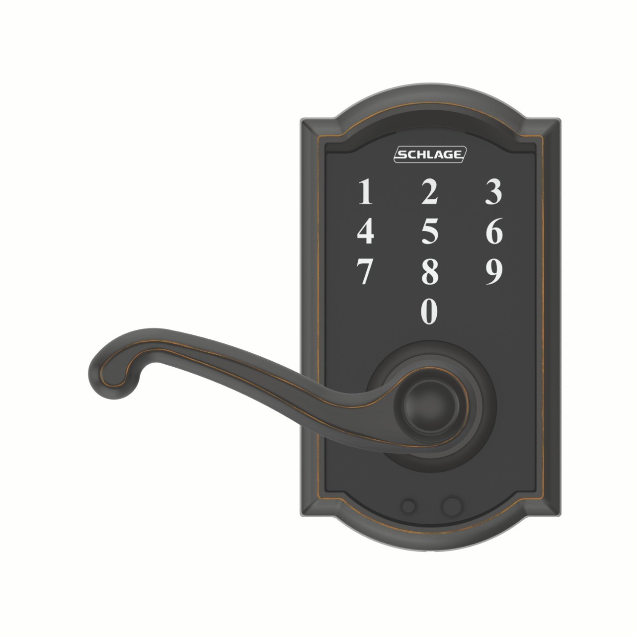 Schlage Touch™ Keyless Touchscreen Lever with Flair Lever