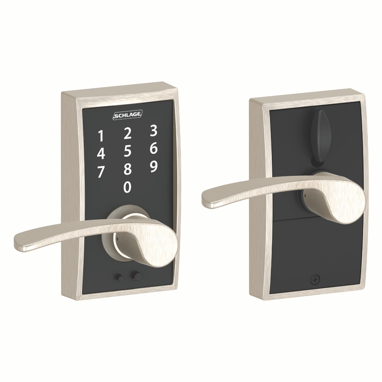 Schlage Touch™ Keyless Touchscreen Lever with Merano Lever