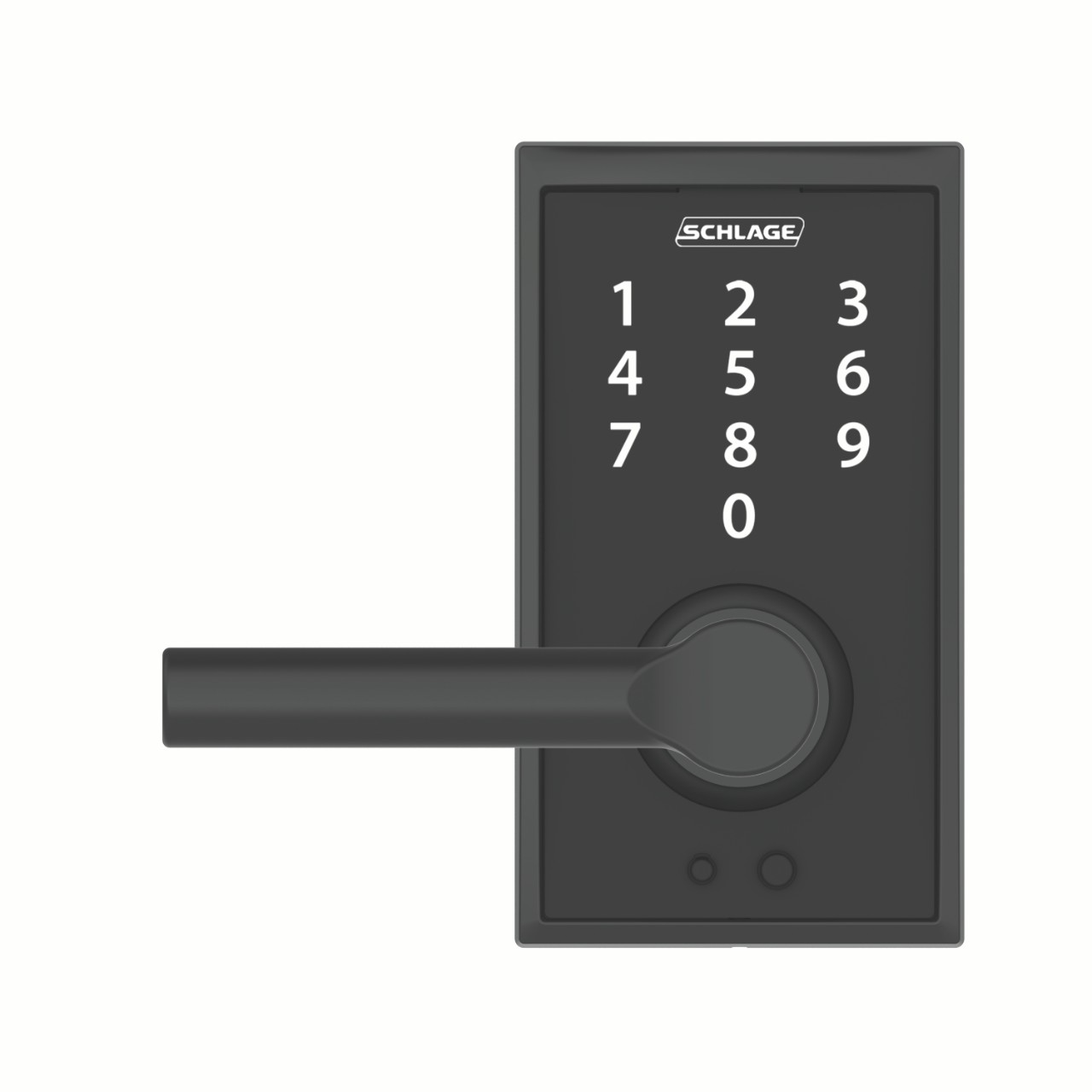 Schlage Touch™ Keyless Touchscreen Lever with Broadway Lever