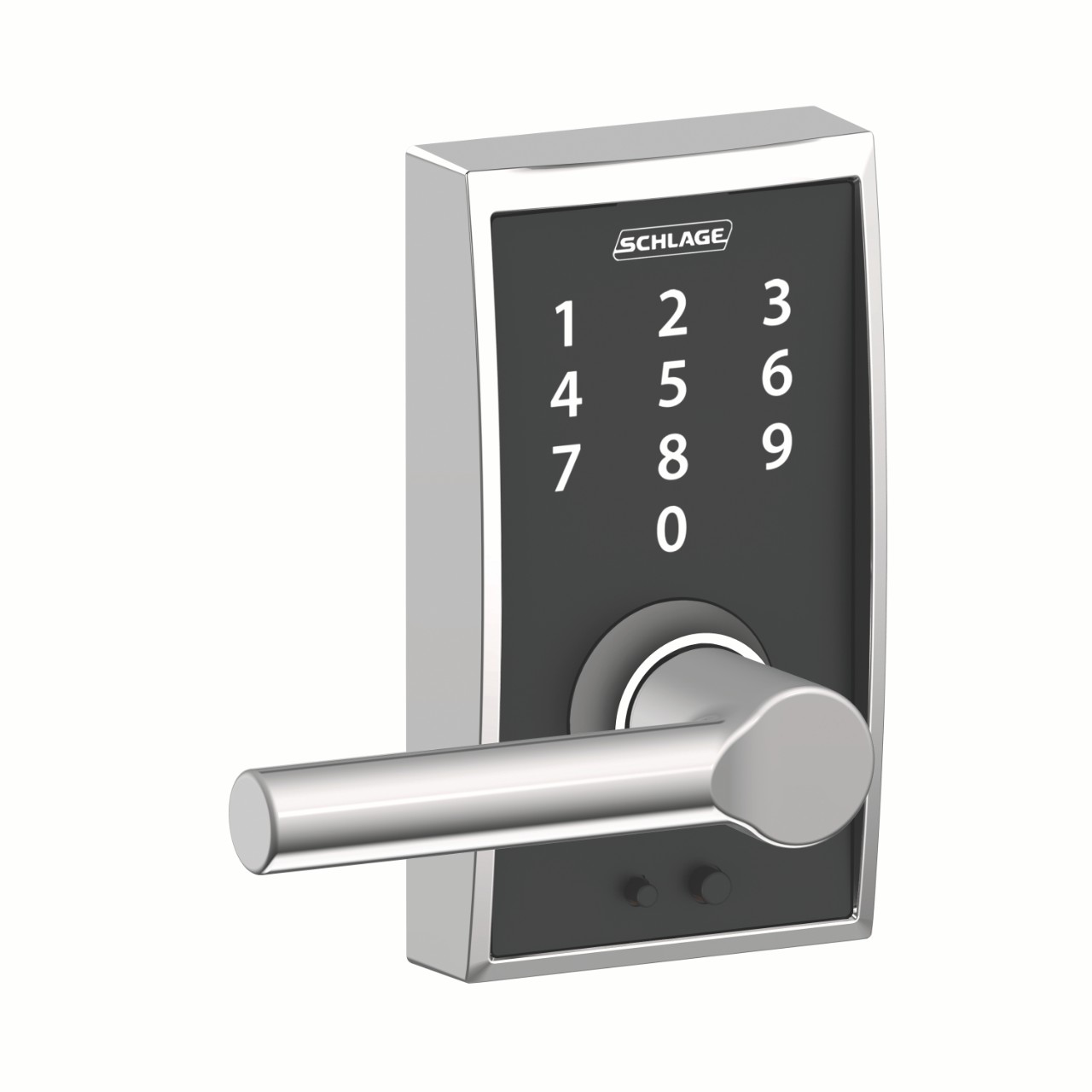 Schlage Touch™ Keyless Touchscreen Lever with Broadway Lever