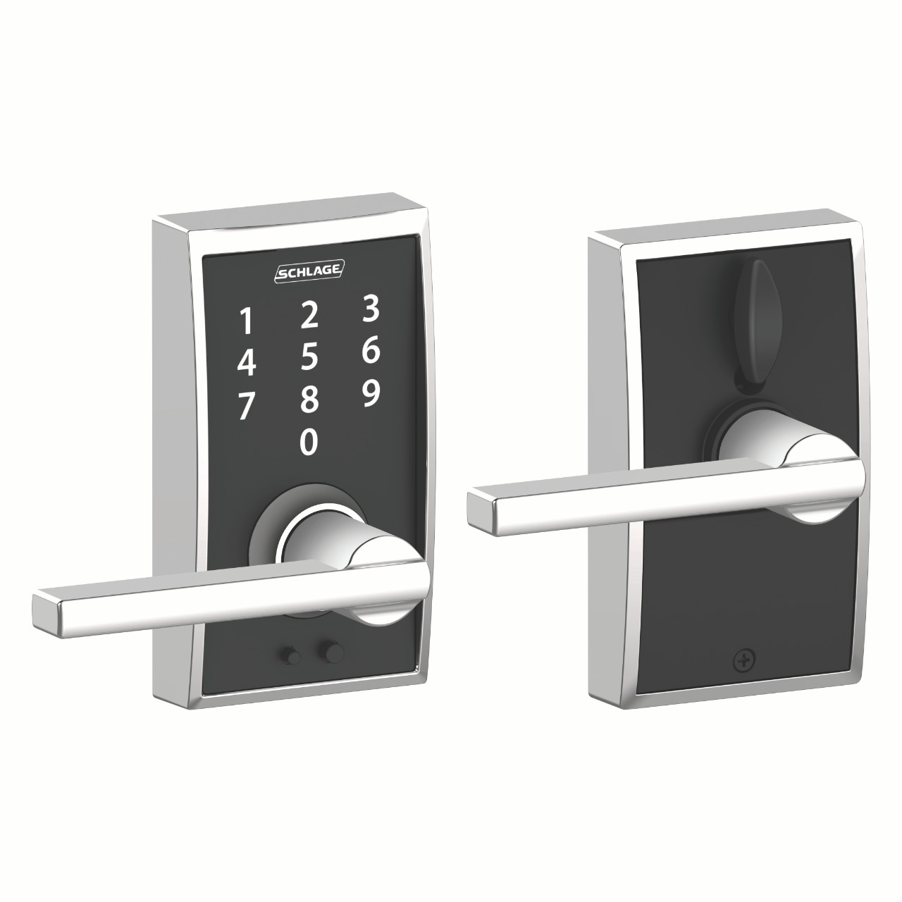 Schlage Touch™ Keyless Touchscreen Lever with Latitude Lever