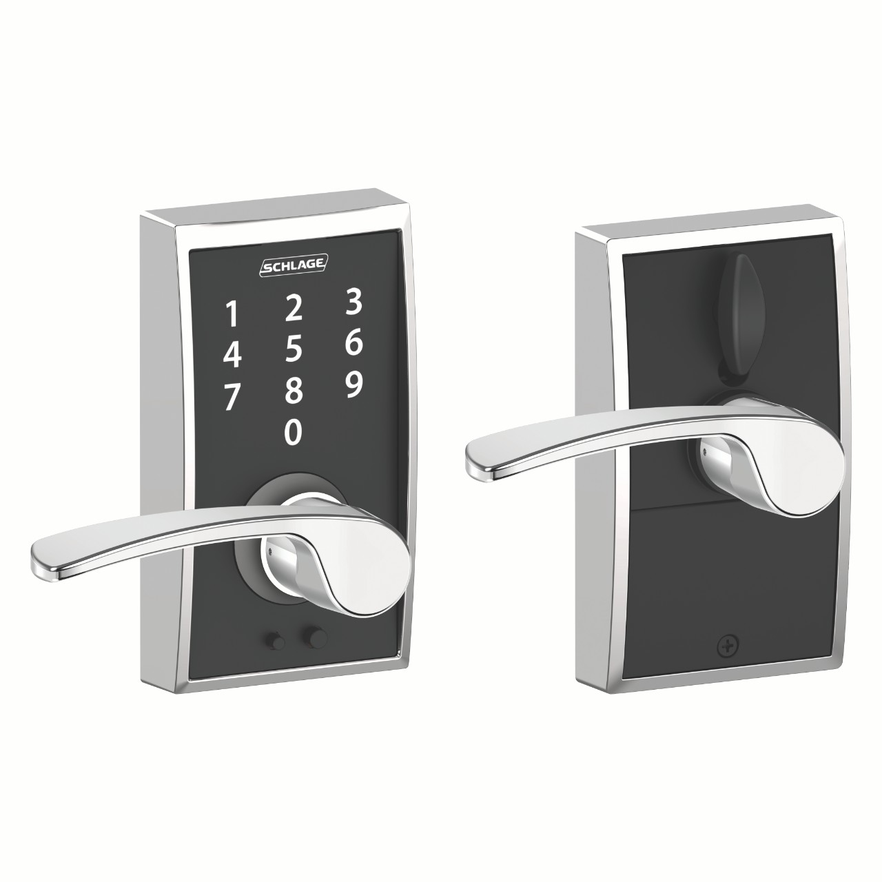 Schlage Touch™ Keyless Touchscreen Lever with Merano Lever