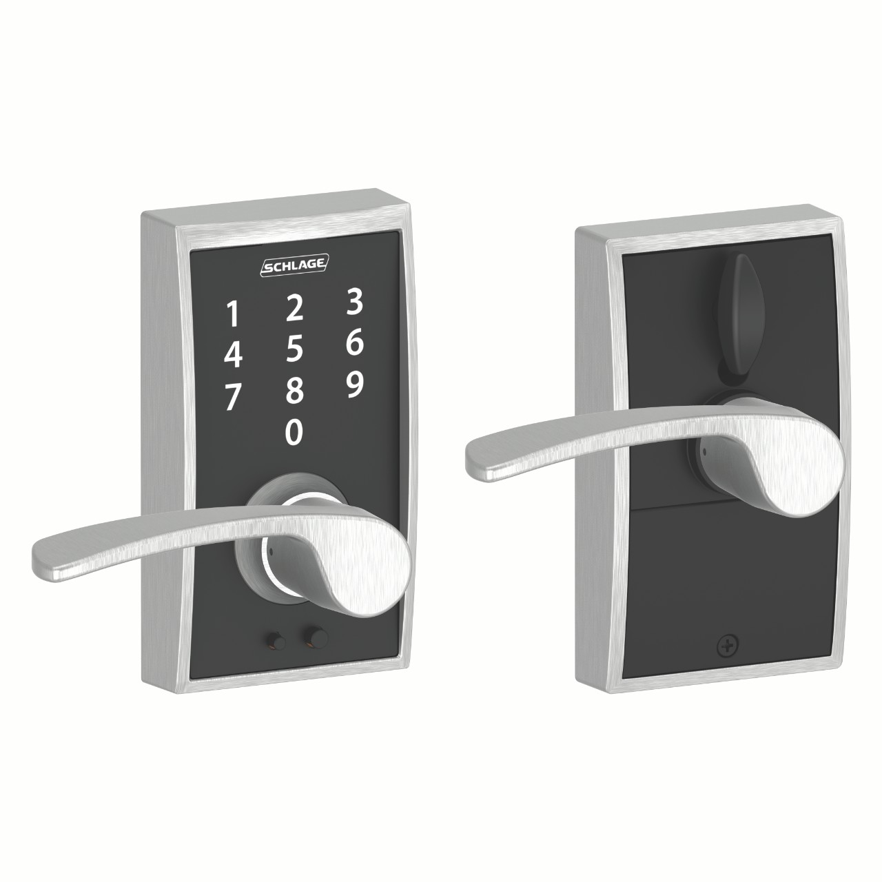Schlage Touch™ Keyless Touchscreen Lever with Merano Lever