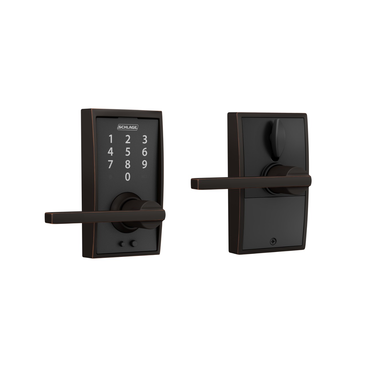 Schlage Touch™ Keyless Touchscreen Lever with Latitude Lever