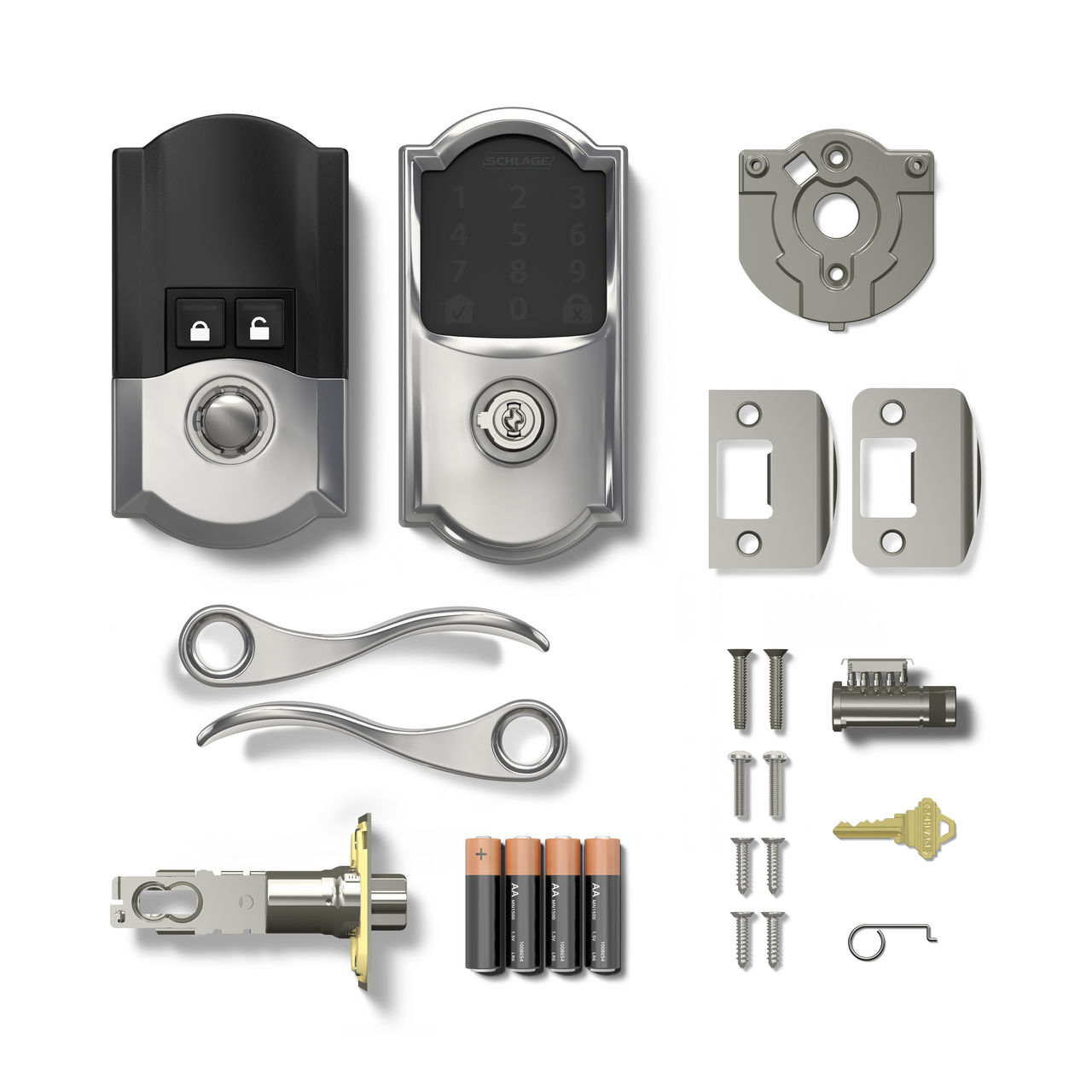 Schlage Encode™ Smart WiFi Lever with Accent Lever