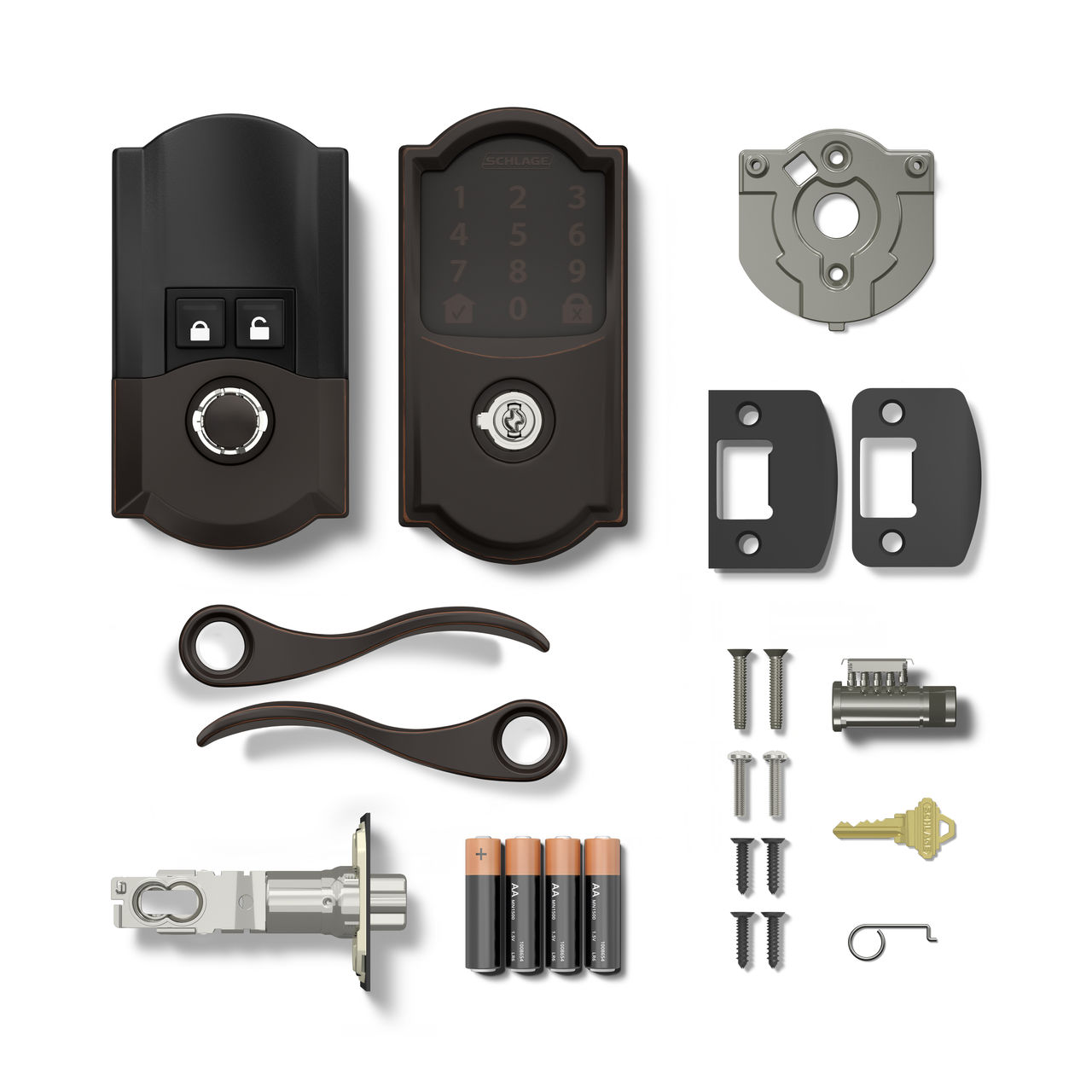 Schlage Encode™ Smart WiFi Lever with Accent Lever