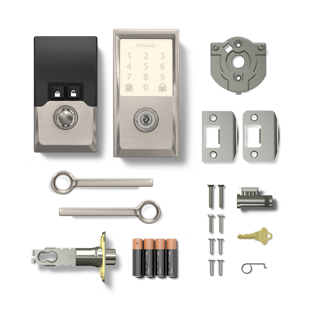 Schlage Encode™ Smart WiFi Lever with Latitude Lever