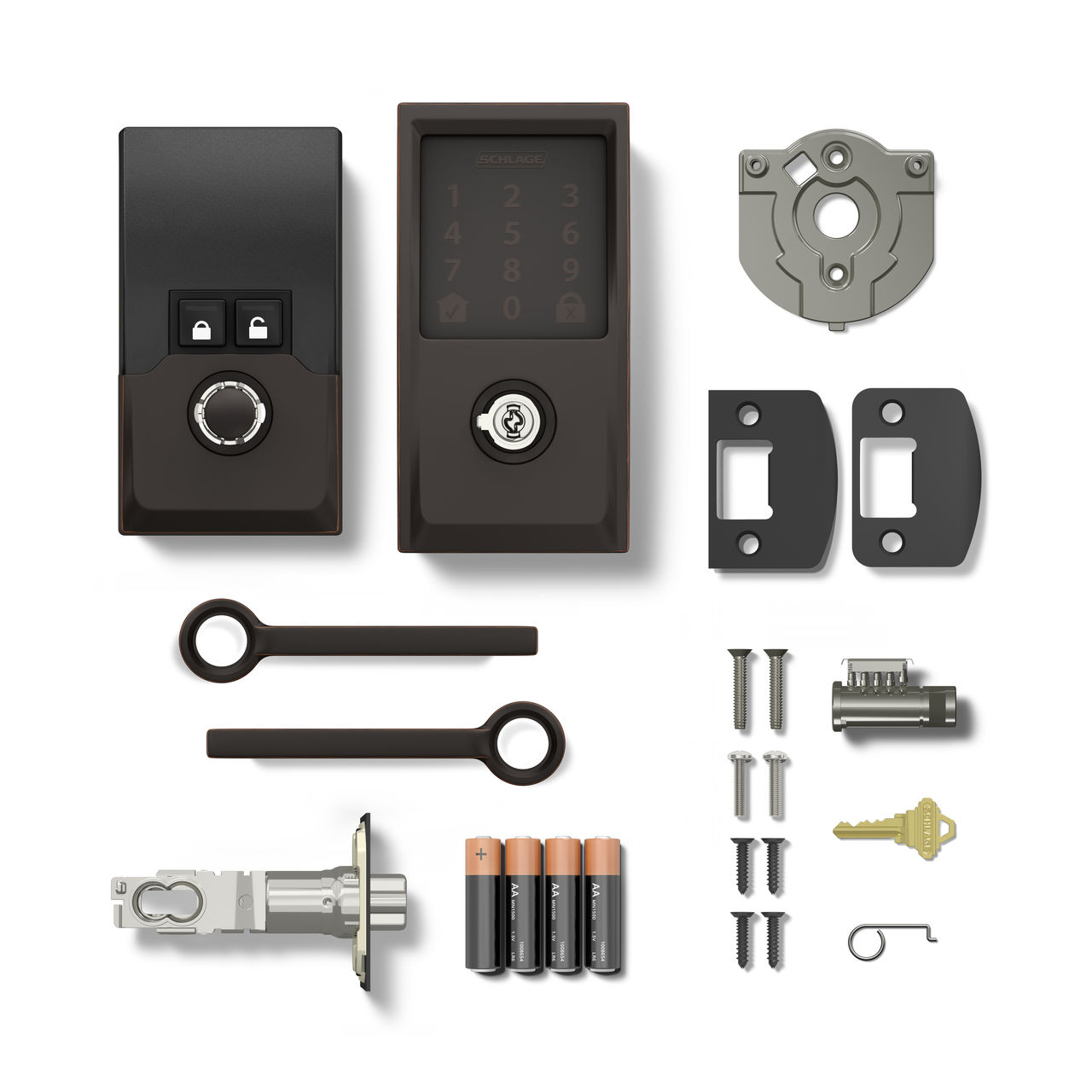 Schlage Encode™ Smart WiFi Lever with Latitude Lever