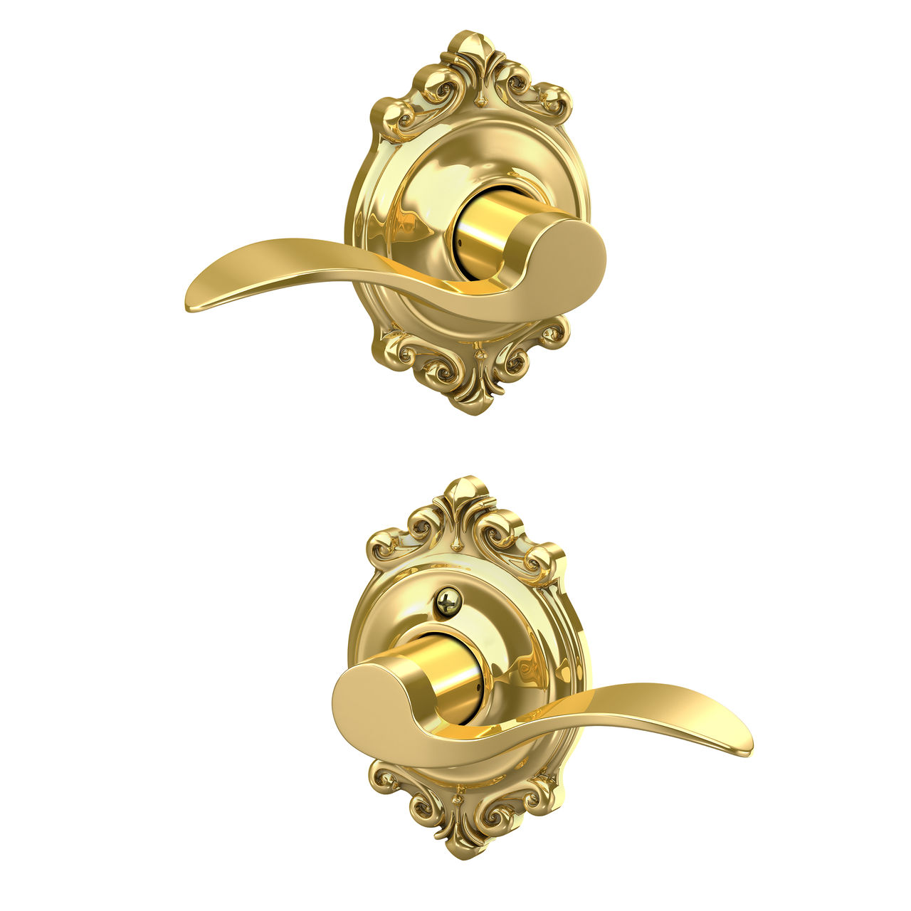 Accent Lever Hall & Closet Lock