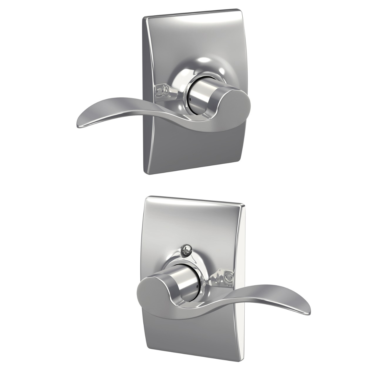 Accent Lever Hall & Closet Lock
