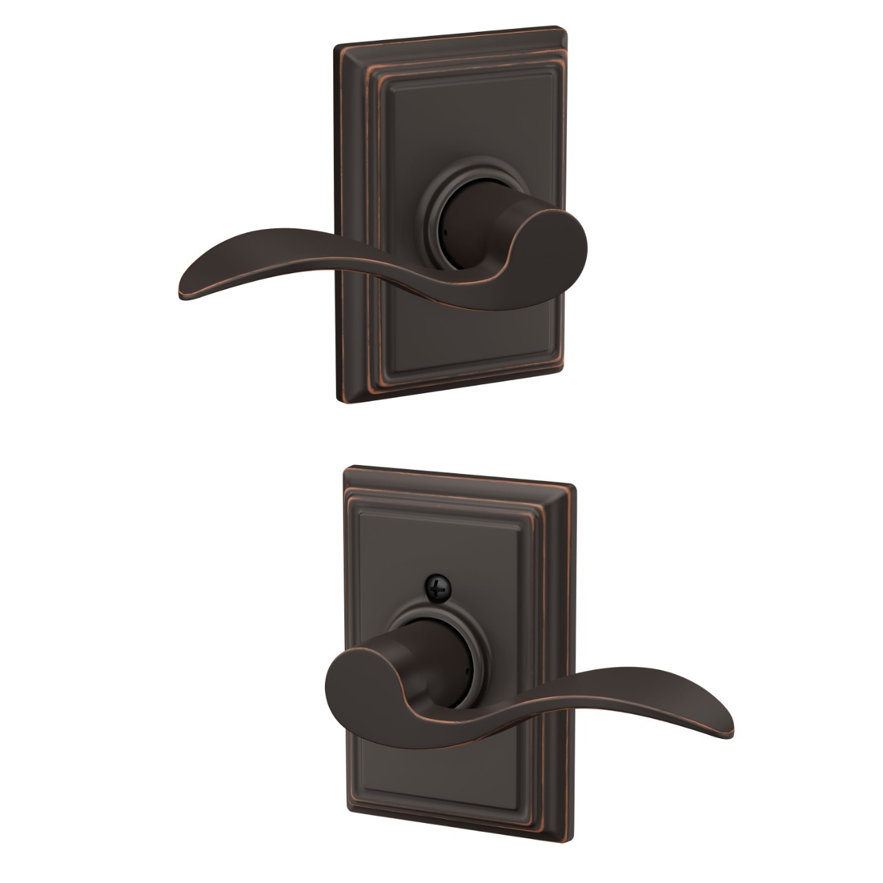 Accent Lever Hall & Closet Lock