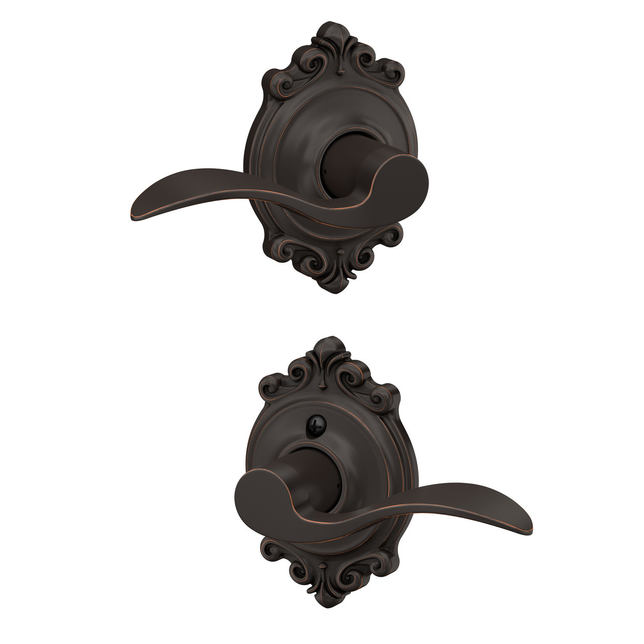 Accent Lever Hall & Closet Lock
