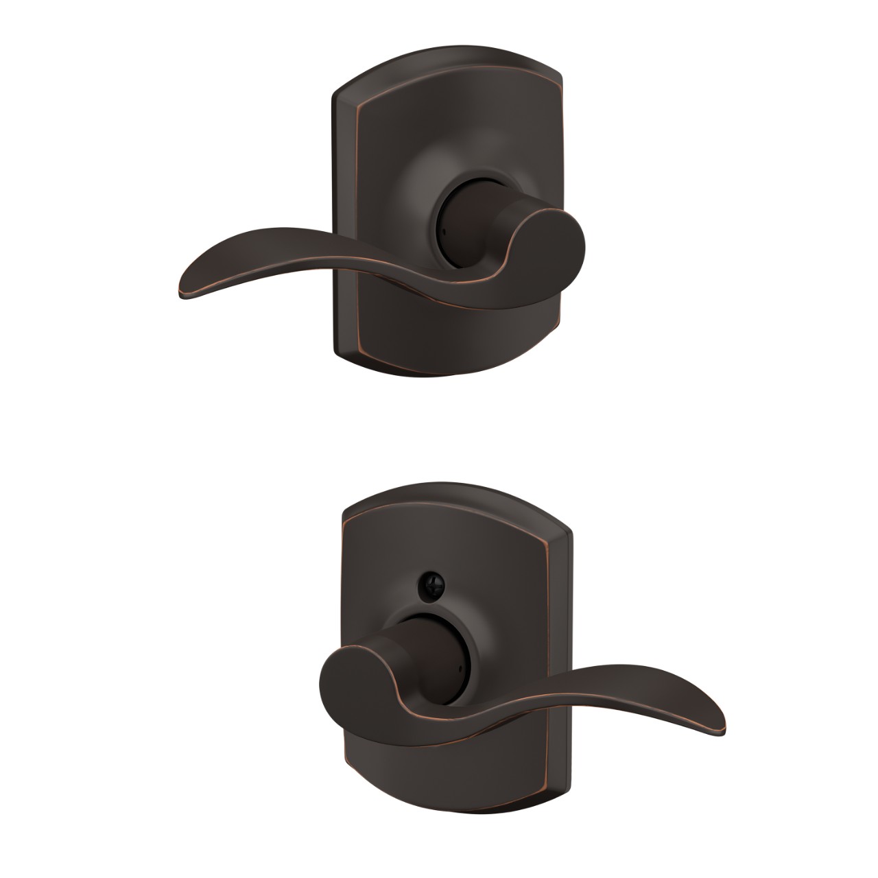 Accent Lever Hall & Closet Lock