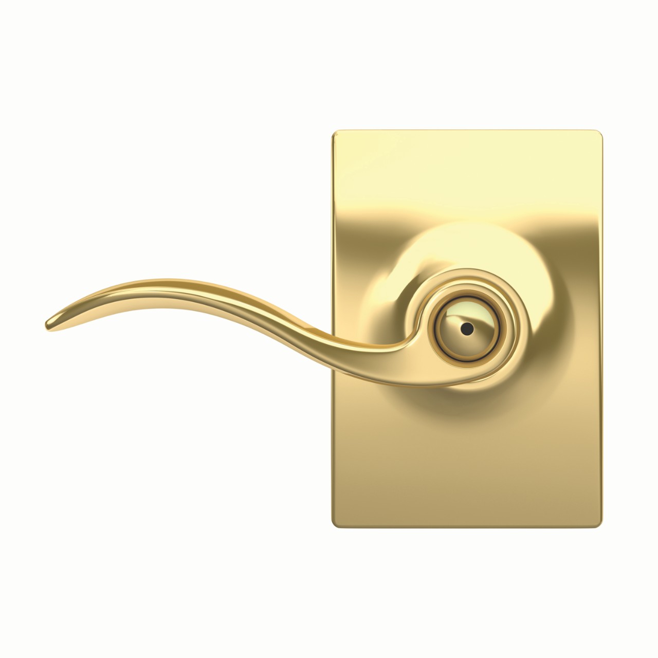 Accent Lever Bed & Bath Lock