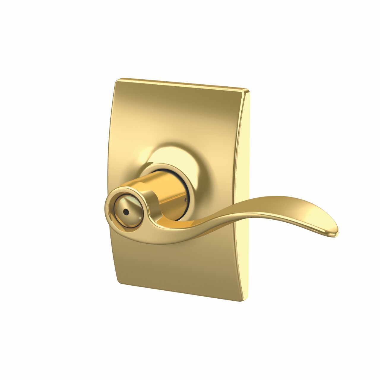 Accent Lever Bed & Bath Lock