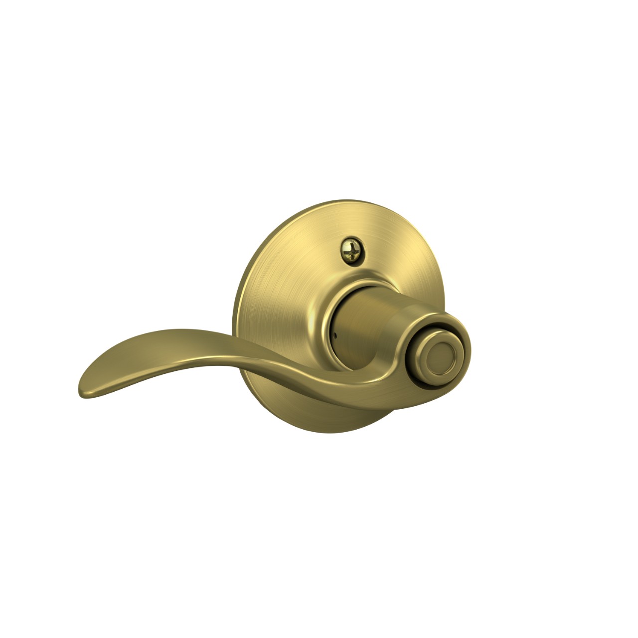 Accent Lever Bed & Bath Lock
