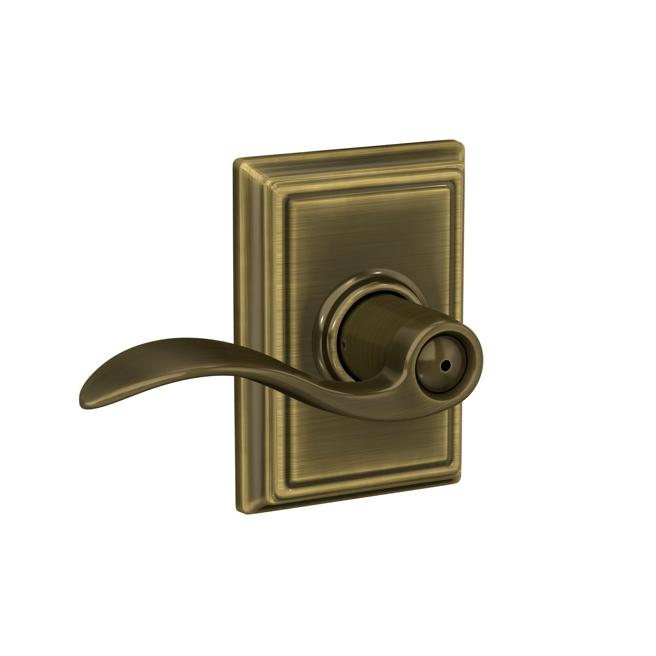 Accent Lever Bed & Bath Lock