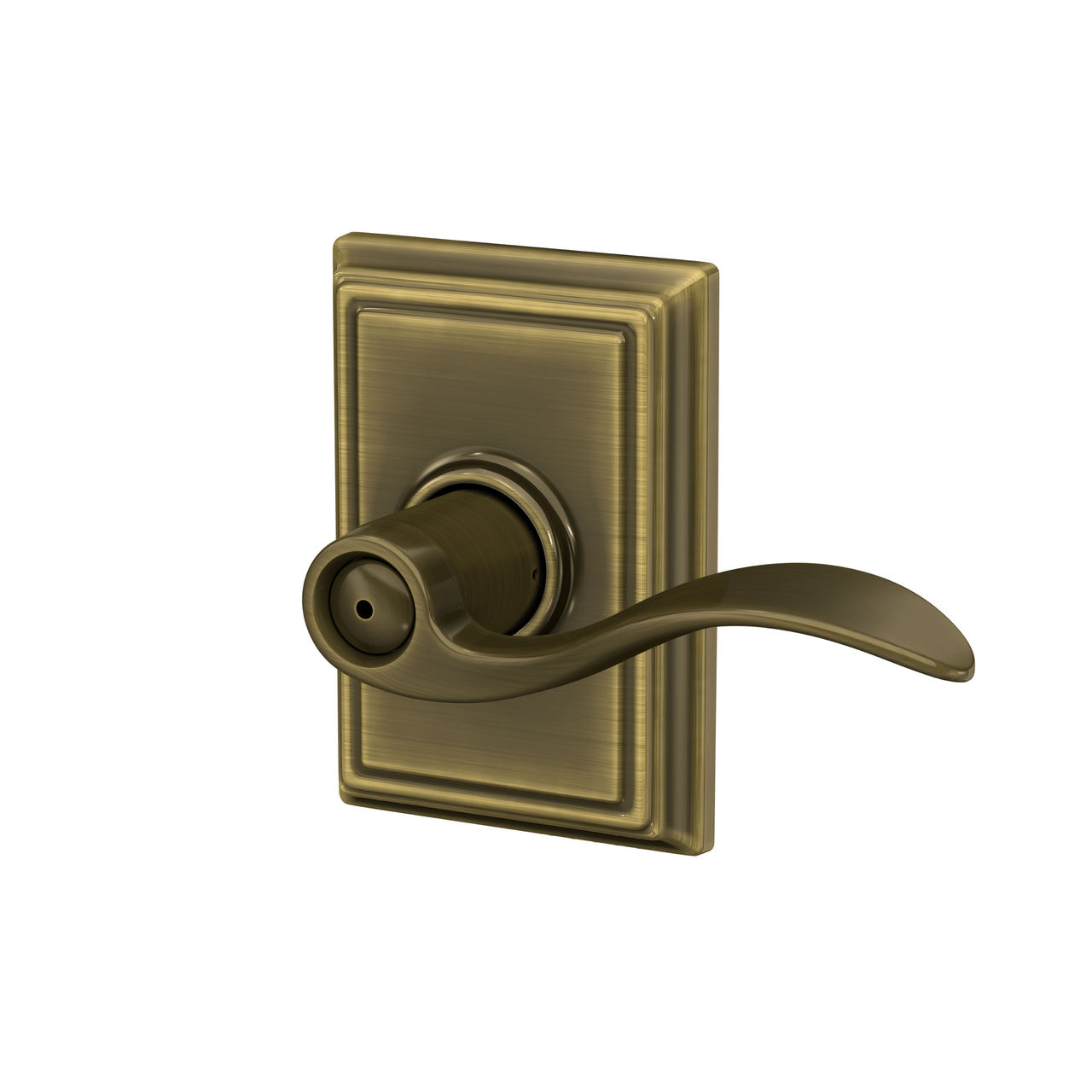 Accent Lever Bed & Bath Lock