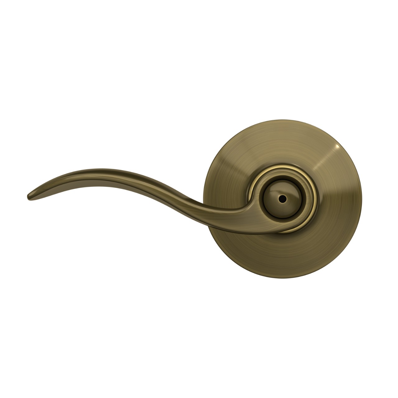 Accent Lever Bed & Bath Lock