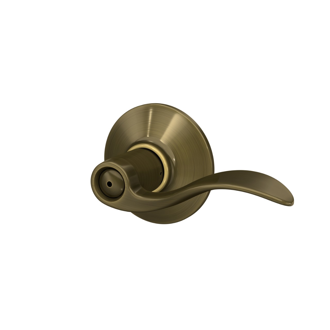 Accent Lever Bed & Bath Lock