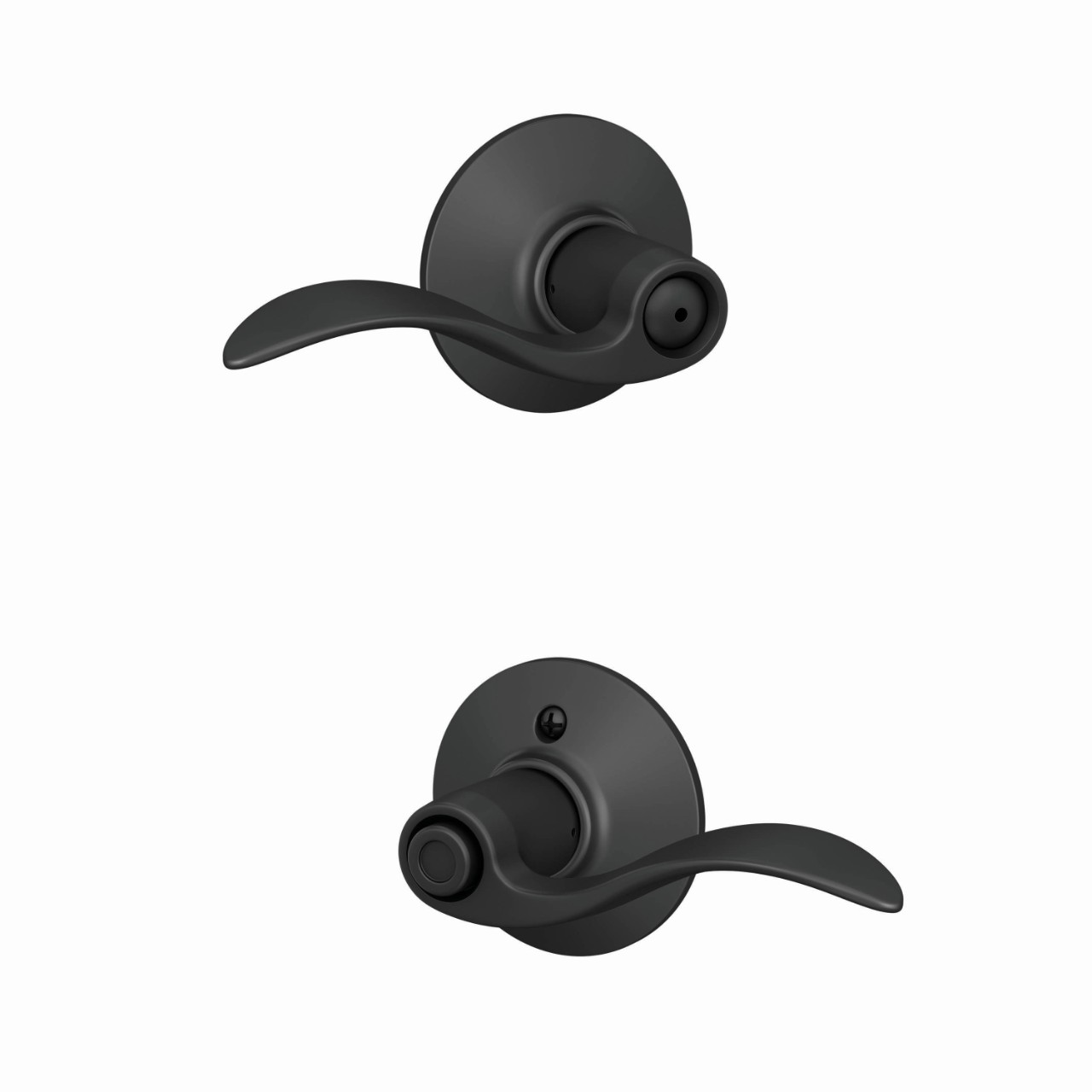 Accent Lever Bed & Bath Lock