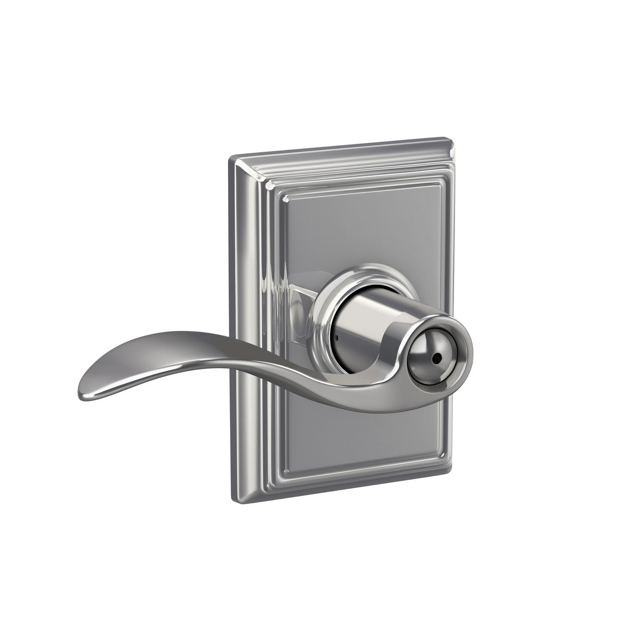 Accent Lever Bed & Bath Lock