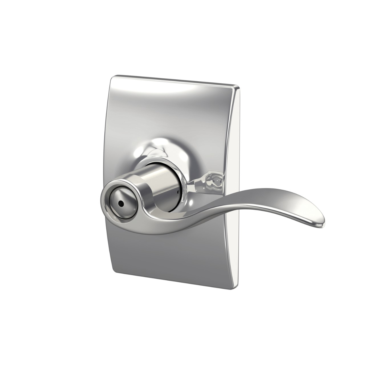 Accent Lever Bed & Bath Lock