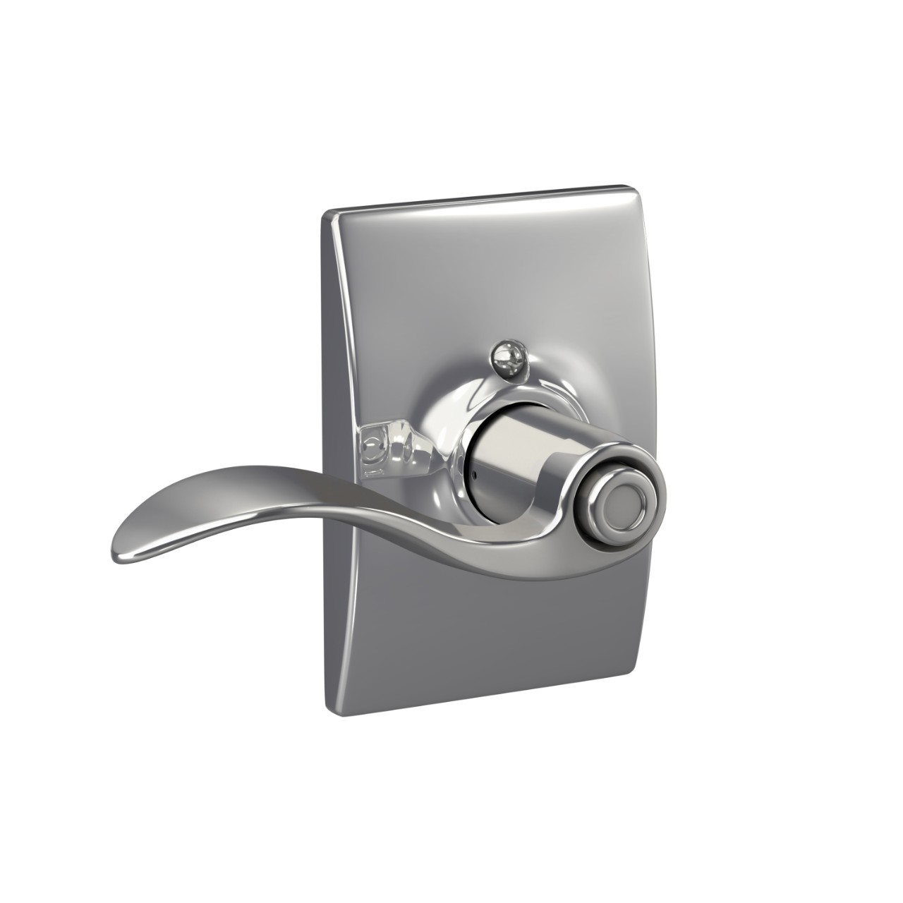 Accent Lever Bed & Bath Lock