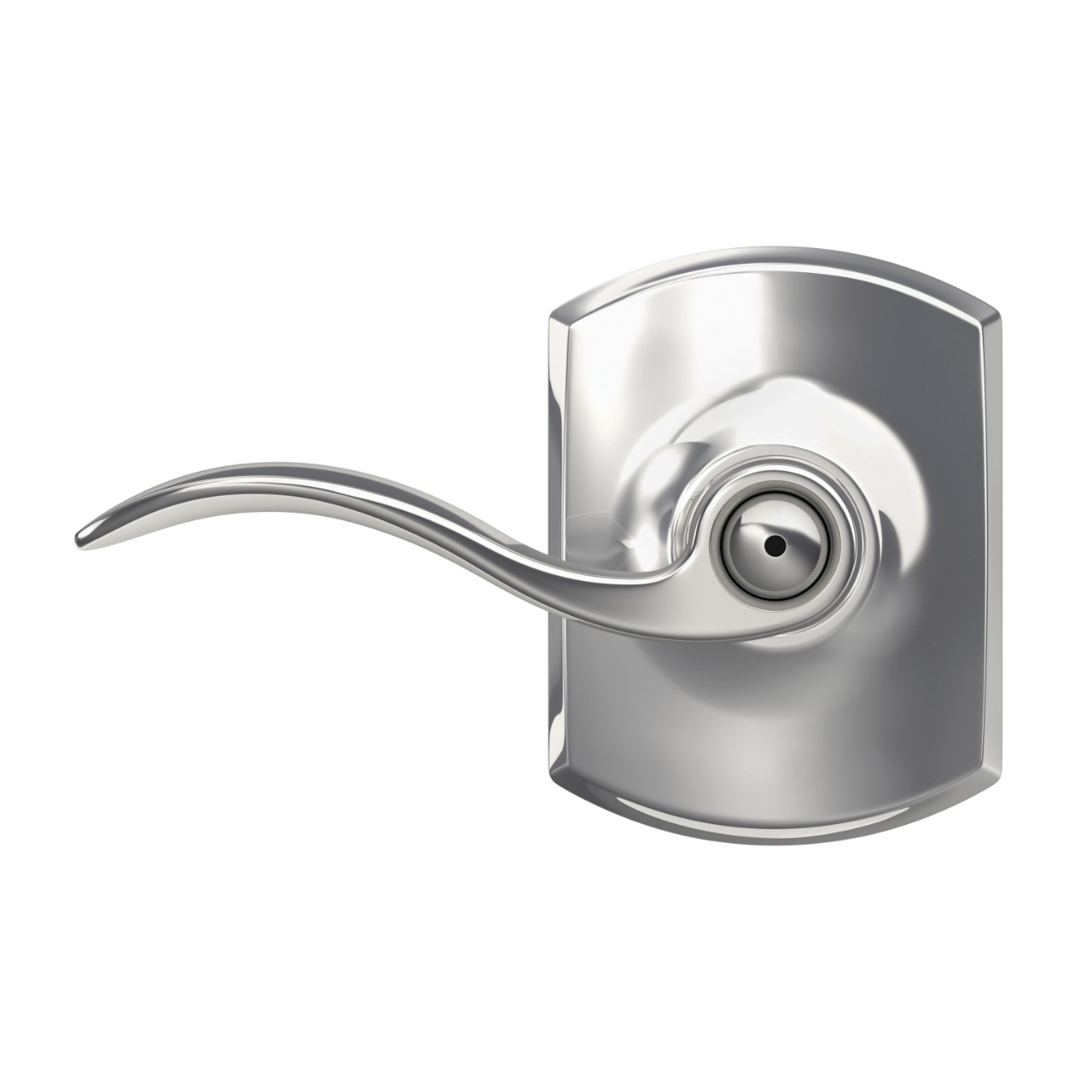 Accent Lever Bed & Bath Lock