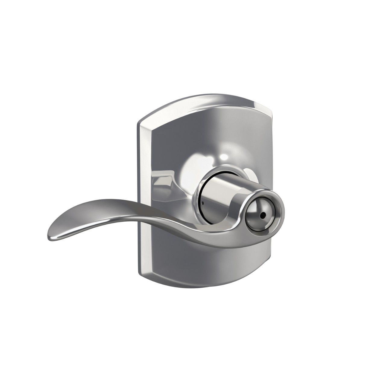 Accent Lever Bed & Bath Lock
