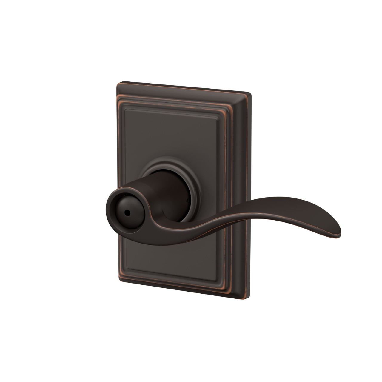 Accent Lever Bed & Bath Lock