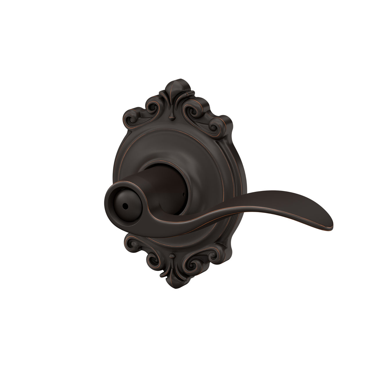 Accent Lever Bed & Bath Lock
