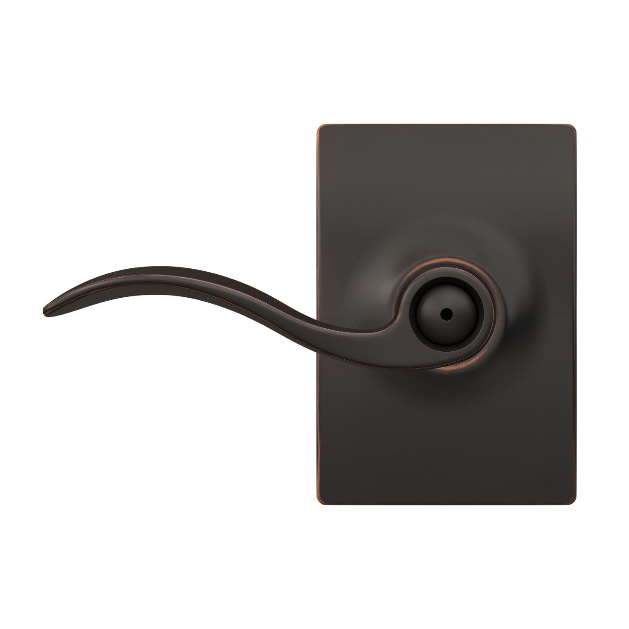 Accent Lever Bed & Bath Lock