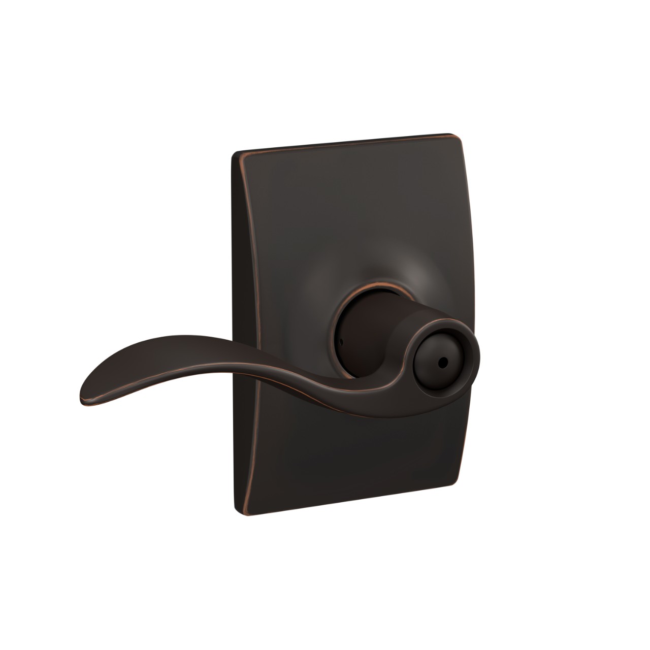 Accent Lever Bed & Bath Lock