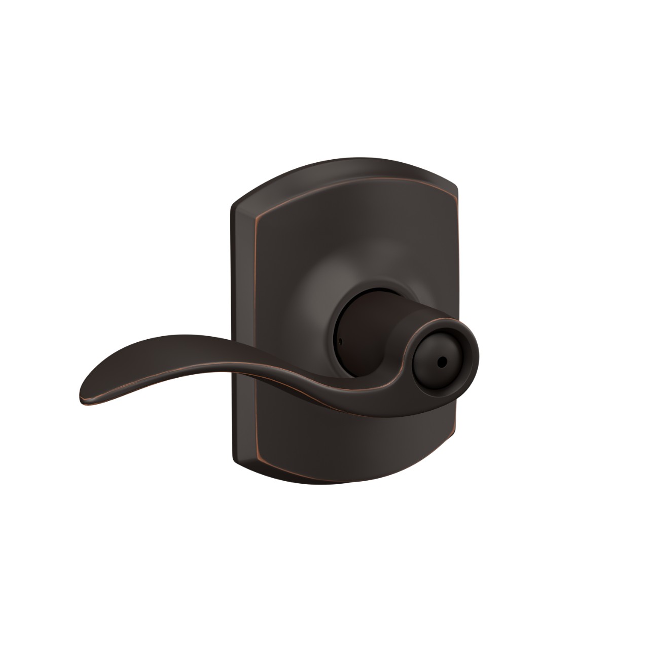 Accent Lever Bed & Bath Lock