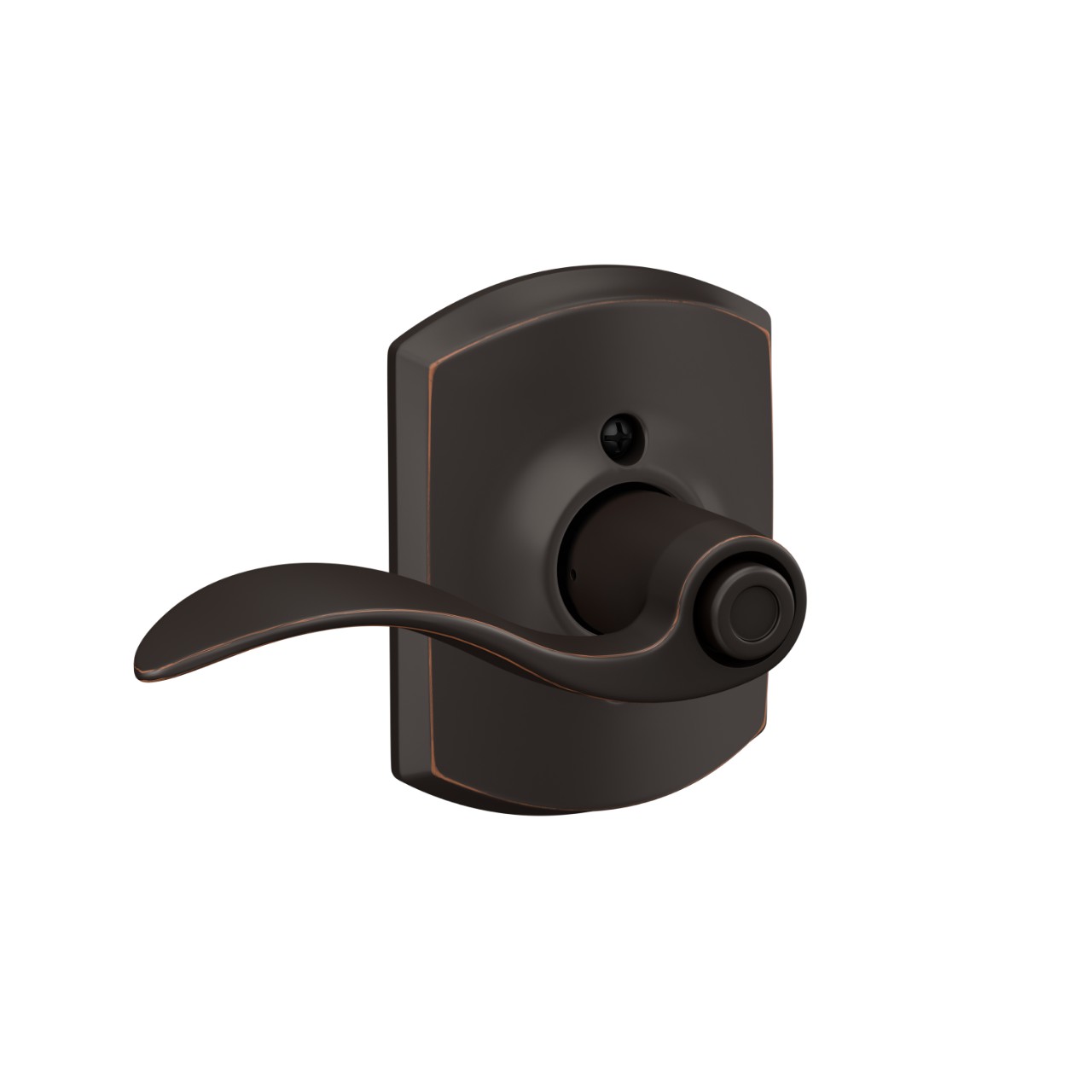Accent Lever Bed & Bath Lock