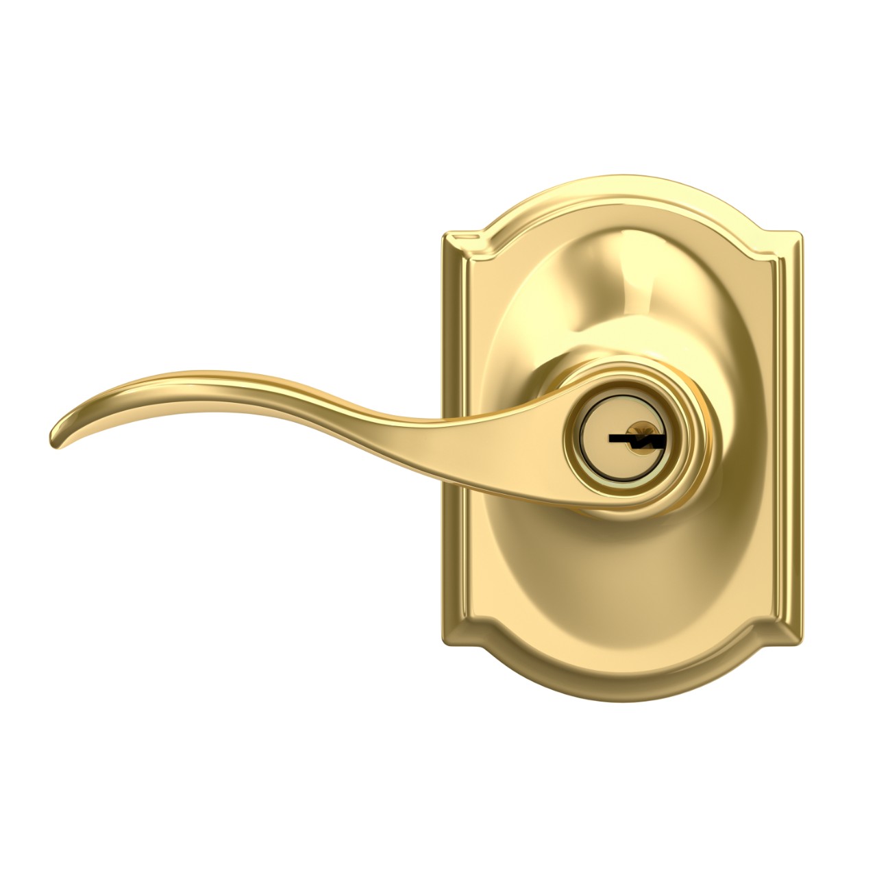 Accent Lever Keyed Entry Lock