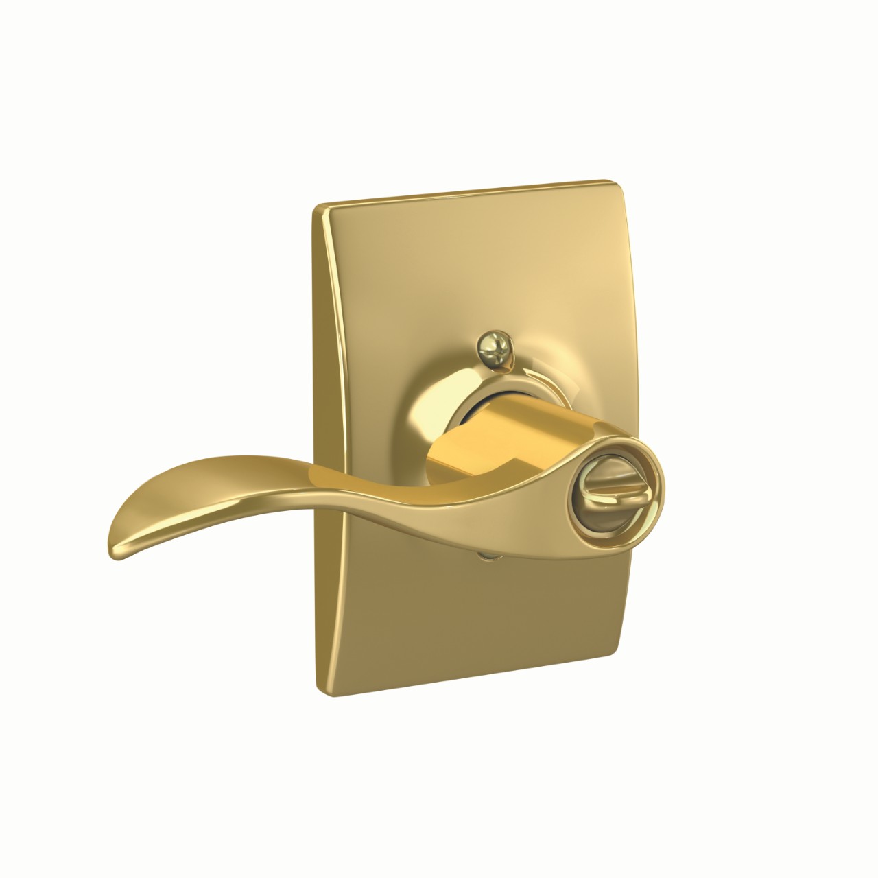 Accent Lever Keyed Entry Lock