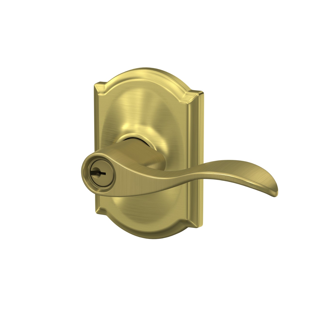 Accent Lever Keyed Entry Lock