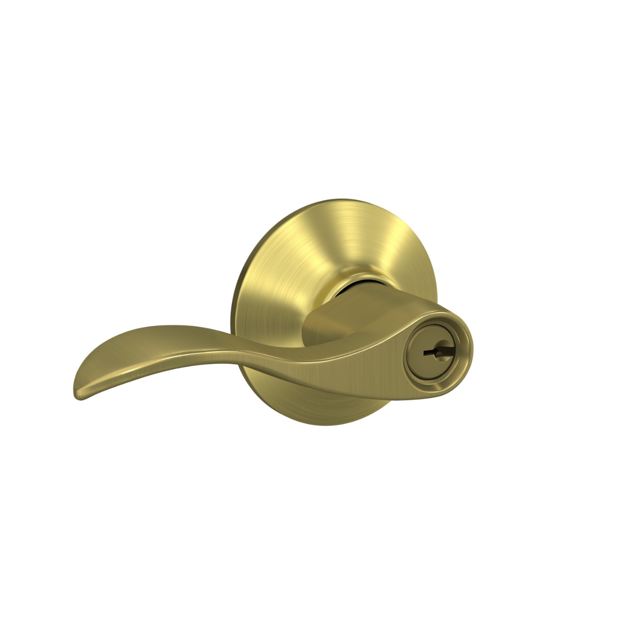 Accent Lever Keyed Entry Lock